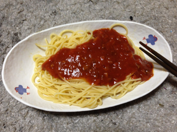 ミートスパゲッティの写真